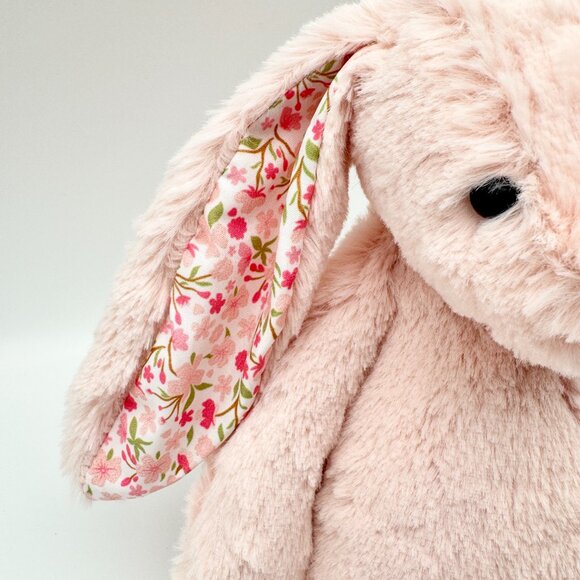 Jellycat Blossom Blush Bunny Medium Cute Plush Toy NWT and Dust Bag - Picture 2 of 4